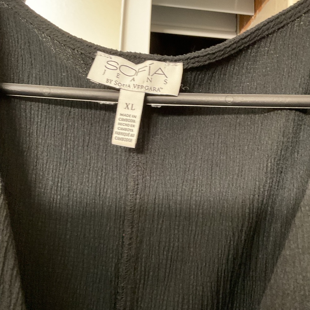 Sofia By Sofia Vergara Asymmetrical Black Dress - image 2